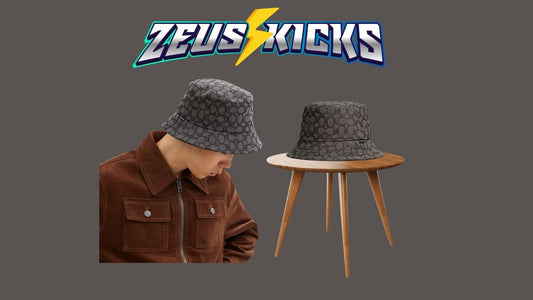 Coach Signature Jacquard Bucket Hat Medium/Large Charcoal: Iconic Luxury Streetwear Accessory