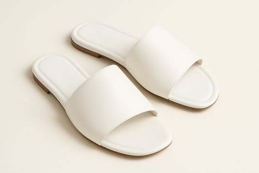 Chloé Snow White Slides: Effortless Elegance for Modern Wardrobes
