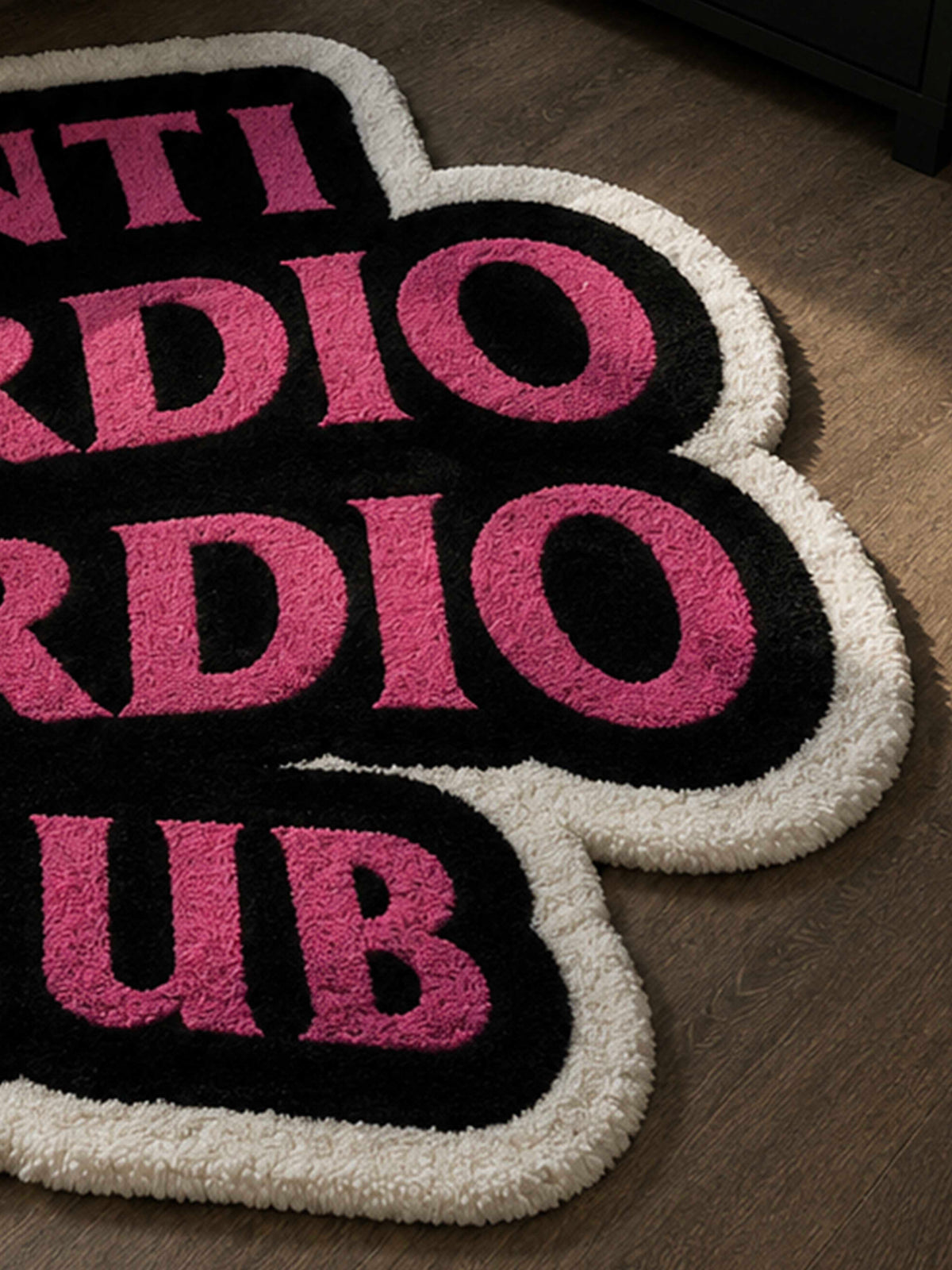 Anti Cardio Cardio club Hand Tufted Rug by THE DRIP CO. RUGS