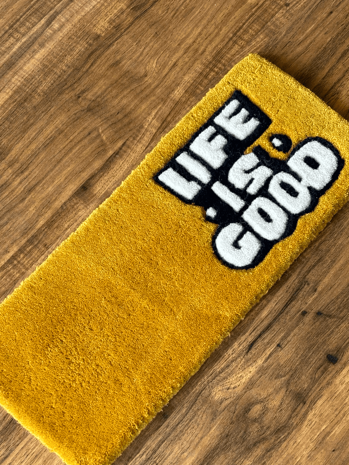 Life is good Keyboard Custom Rug by THE DRIP CO. RUGS
