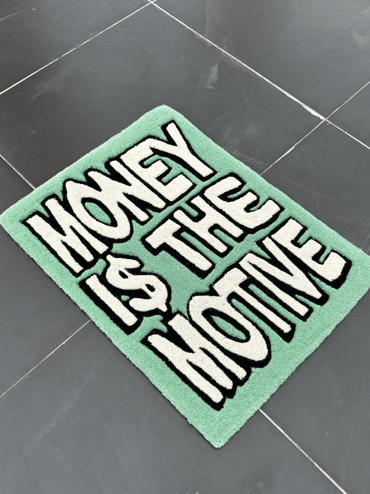 Money is the Motive Custom Rug by THE DRIP CO. RUGS