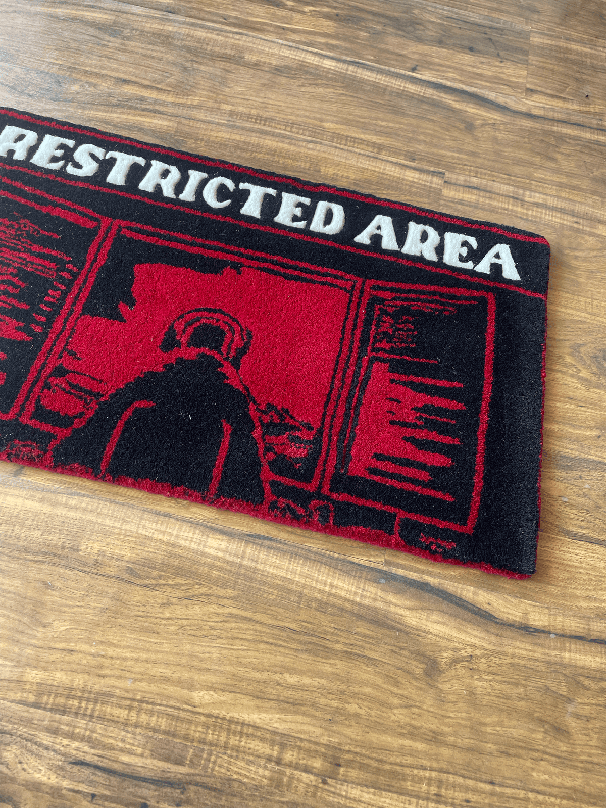 Restricted Area Custom Rug By The Drip Co. by THE DRIP CO. RUGS
