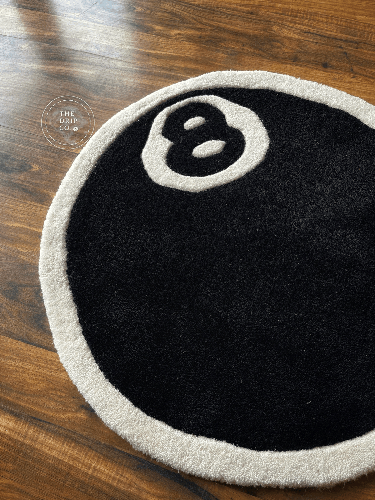 8 Ball Hand Tufted Custom Rug by The Drip Co. by THE DRIP CO. RUGS