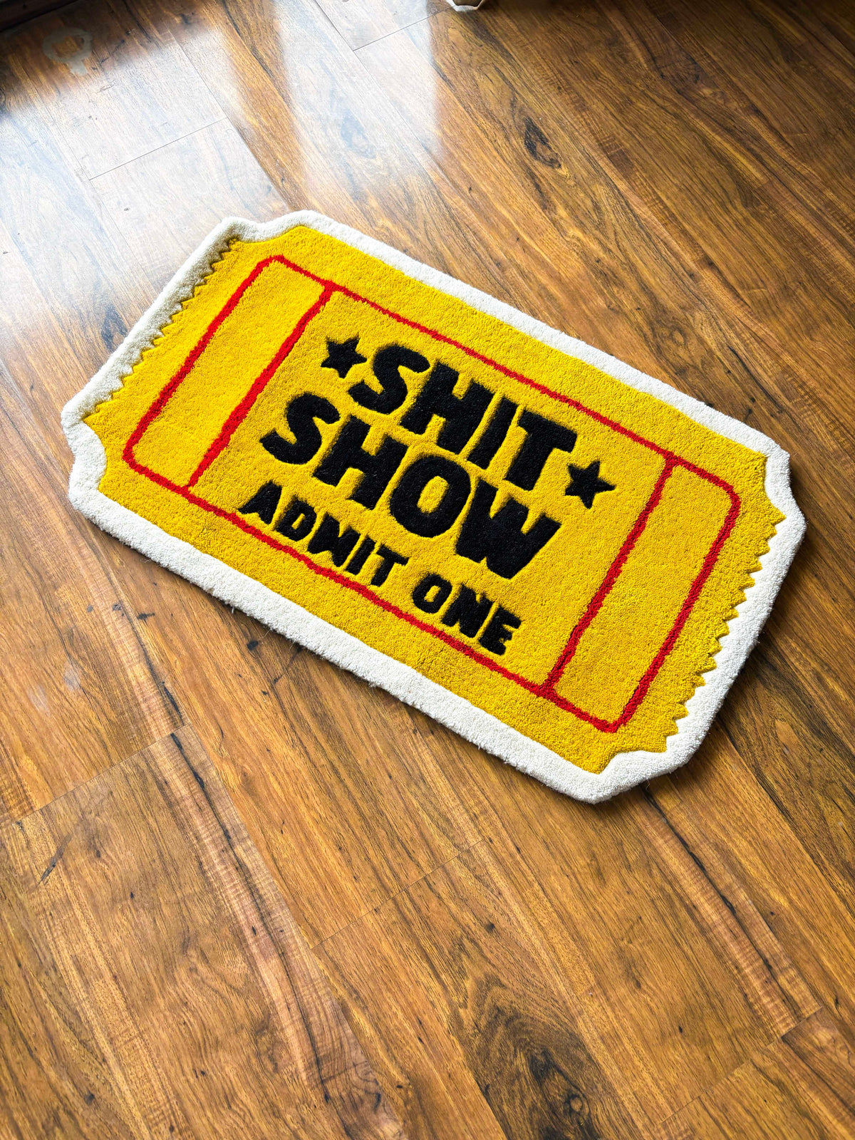 Shit Show hand tufted Custom Rug by THE DRIP CO. RUGS
