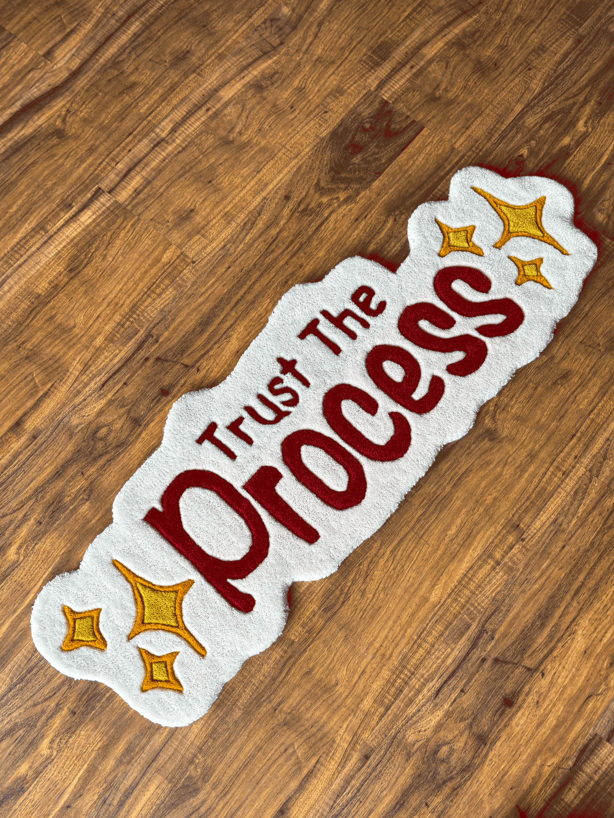 Trust The Process Hand tufted Custom Rug by THE DRIP CO. RUGS