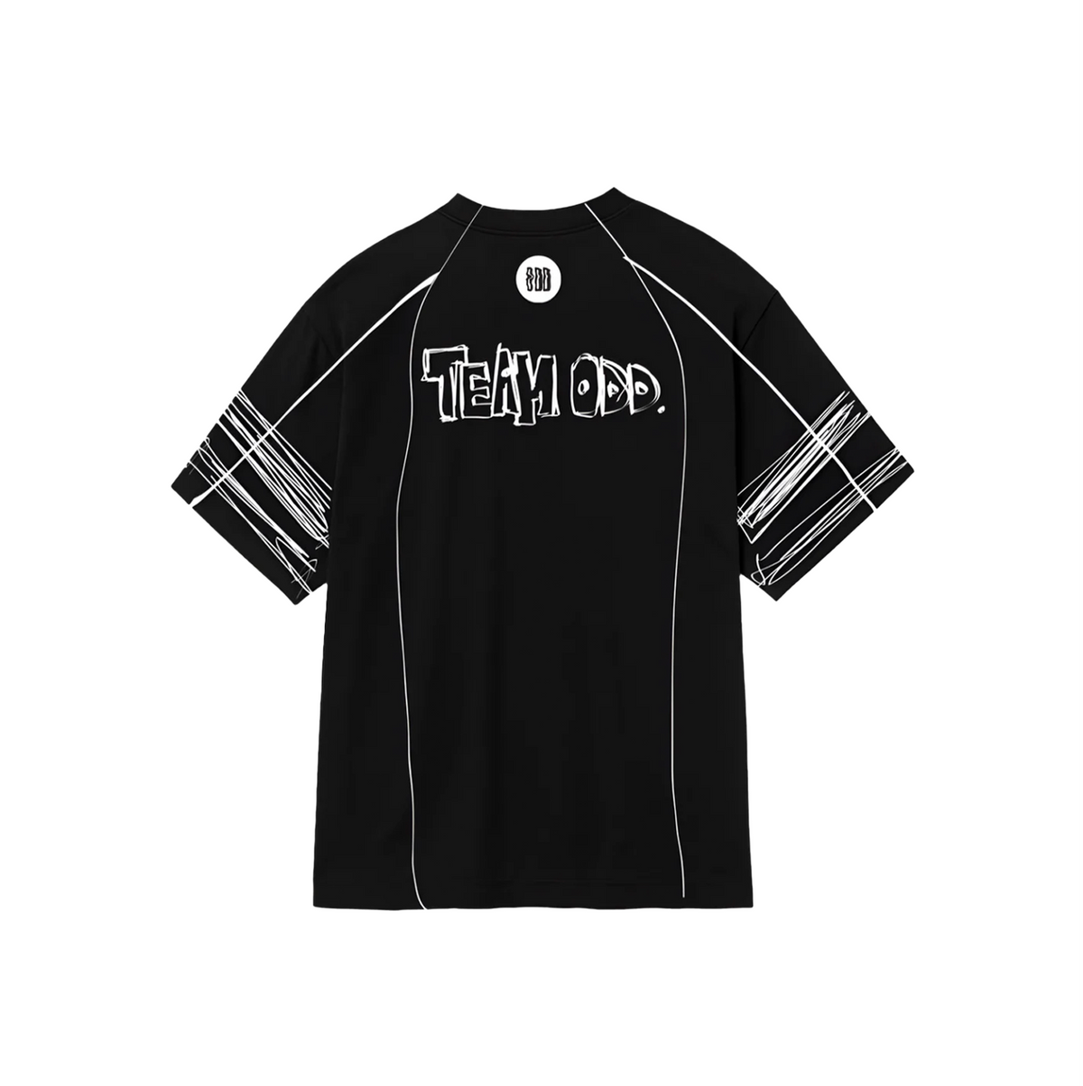 Black Jersey Tshirt by oddnoteven