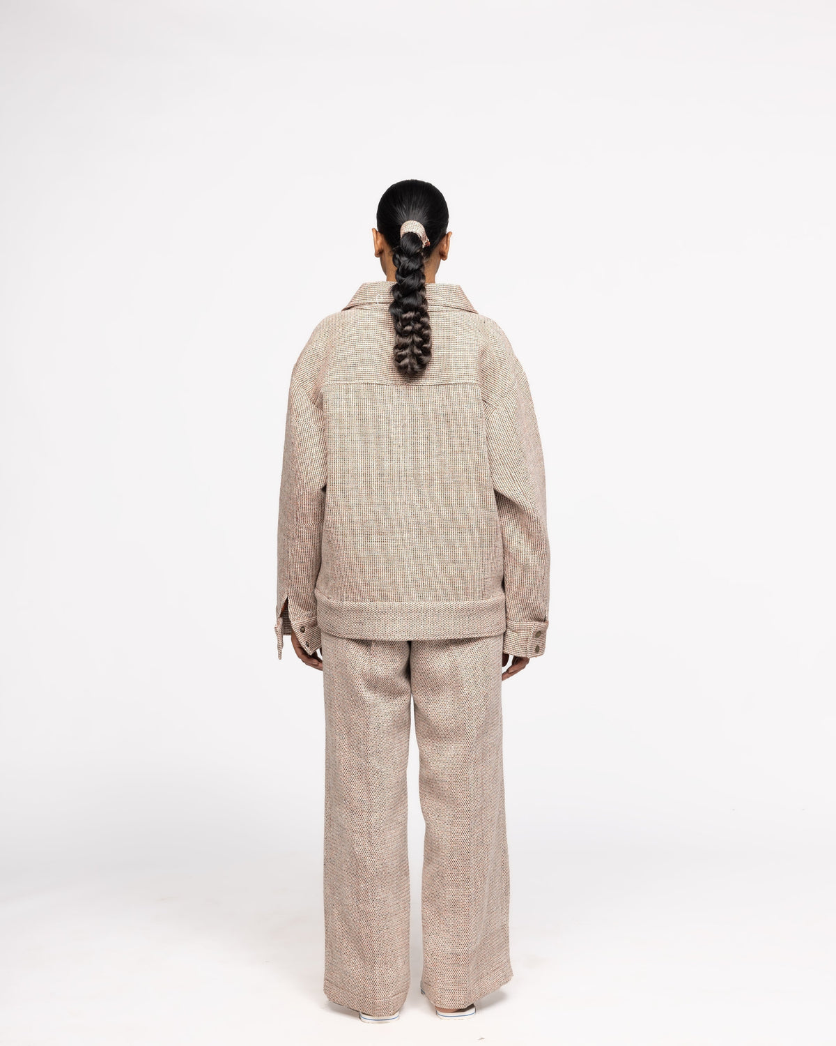 Organic Yarn Dyed Handwoven - Jacket by FARAK