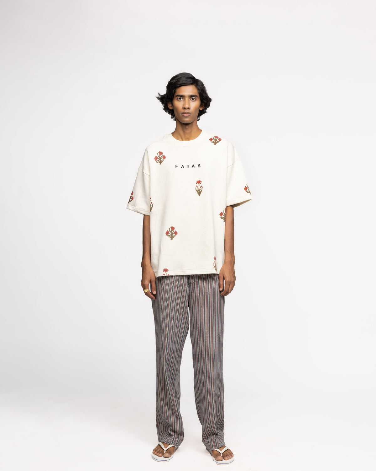 Sanganeri Block Print - Tshirt by FARAK