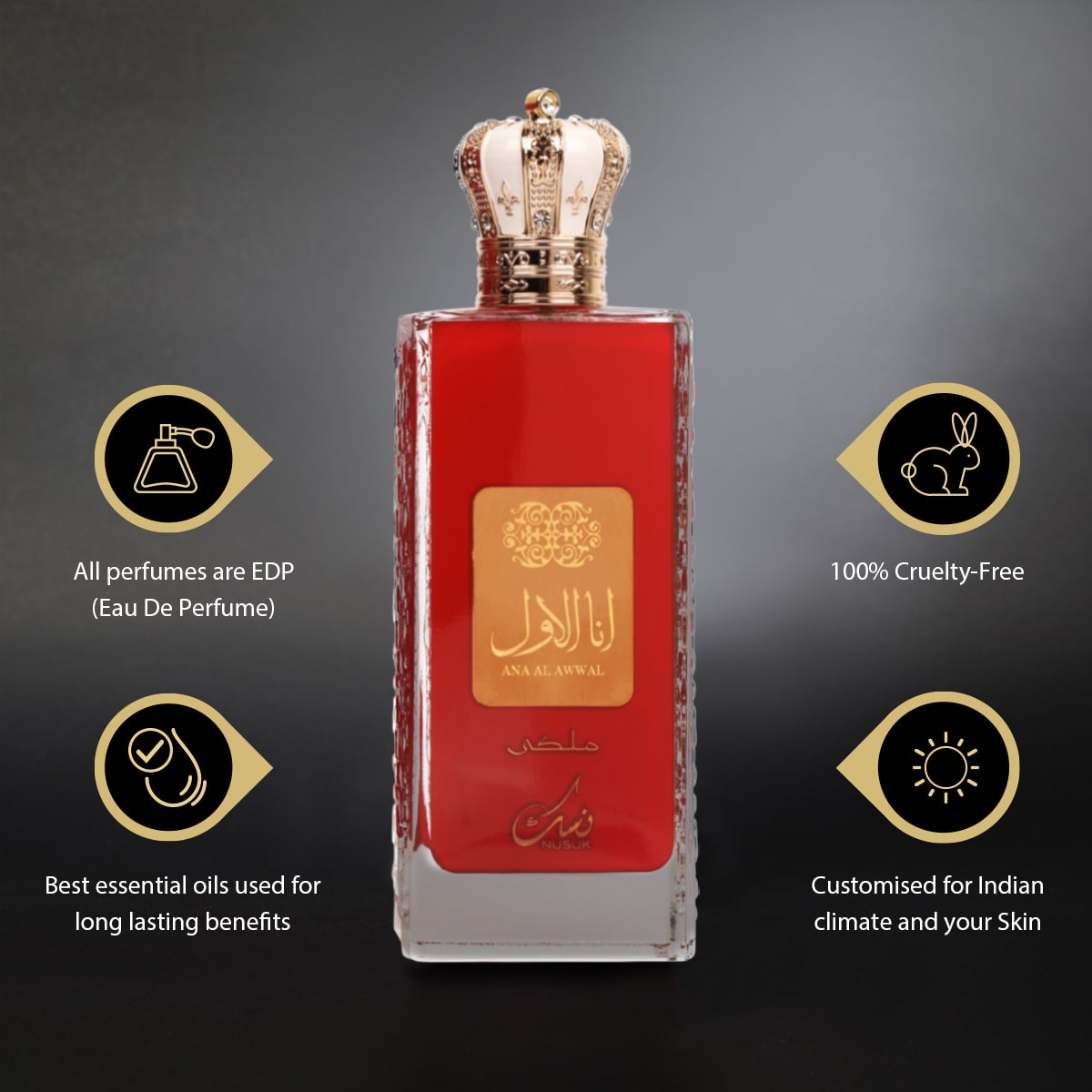 Nusuk ANA AL AWWAL RED MALAKI official product image 6