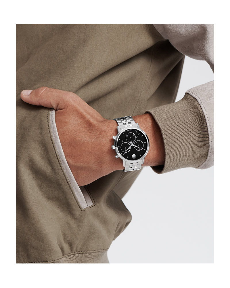 Men’s Movado Museum Classic 0607776 Quartz Chronograph Watch