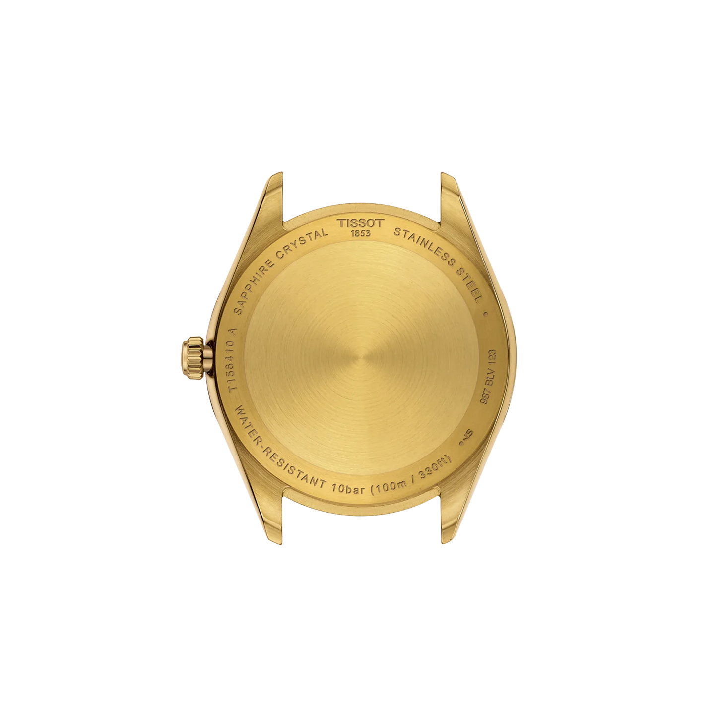 Tissot Ballade 40mm T156.410.33.051.00 – Black Dial, Yellow Gold PVD Bracelet