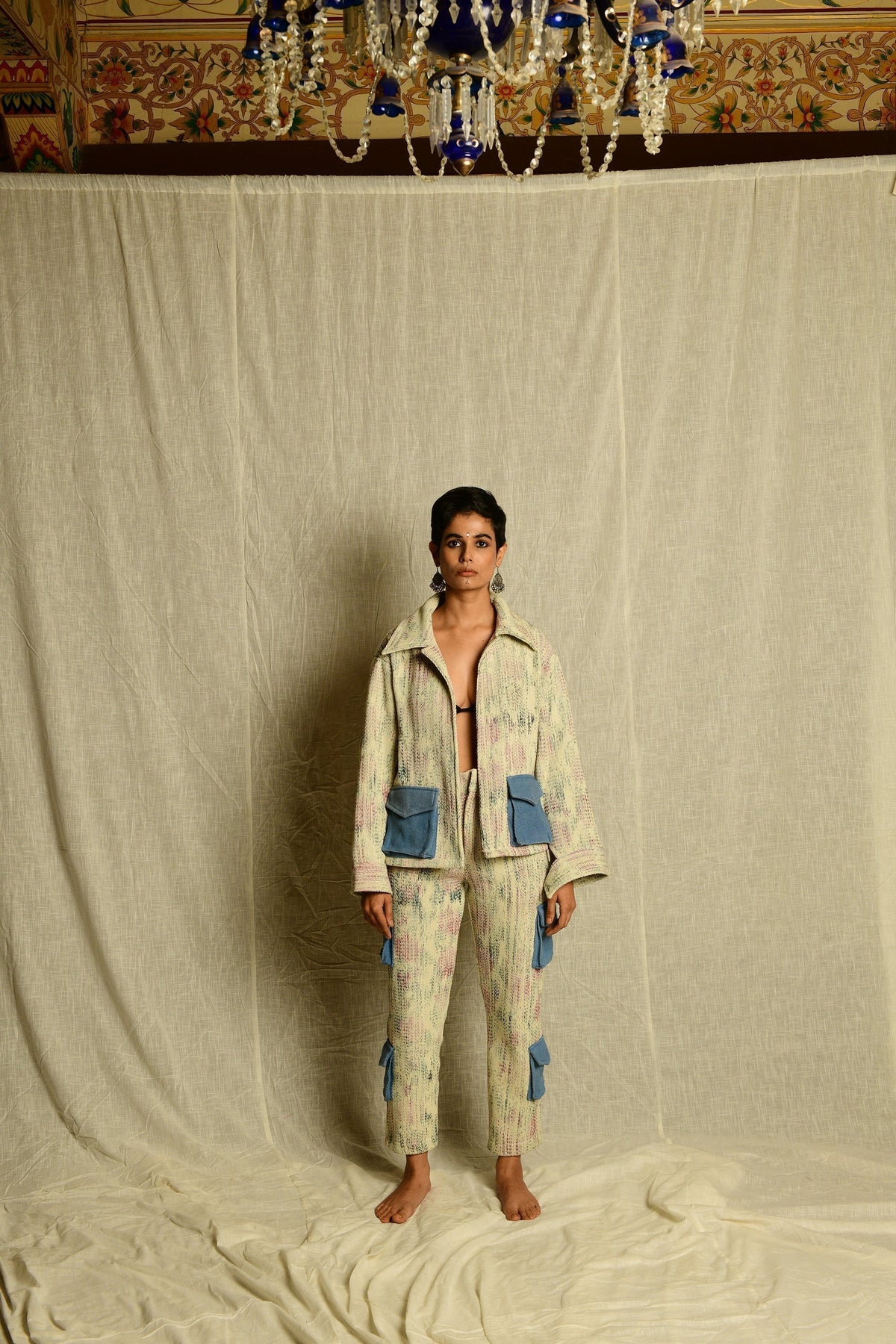 Warp-Printed Handwoven - Jacket by FARAK