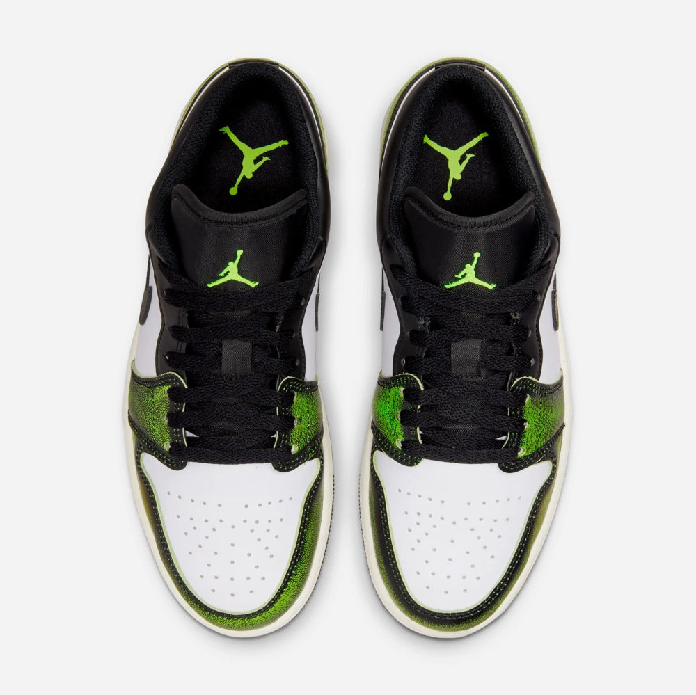 Air jordan 1 low se black electric green