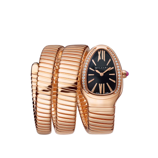 Serpenti Tubogas Rose Gold Diamond Watch