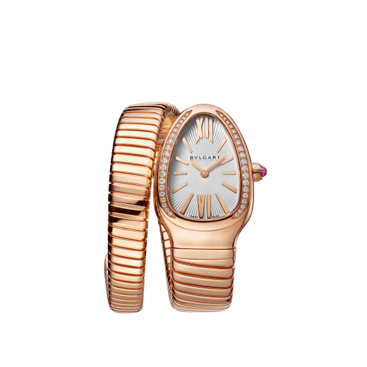 Serpenti Tubogas Rose Gold Diamond Watch