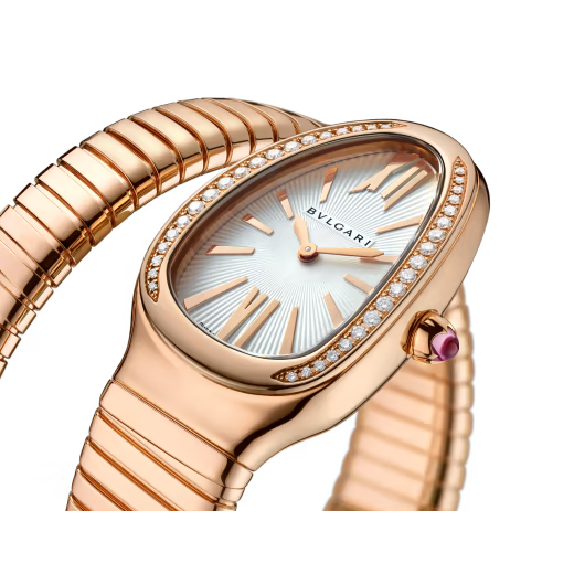 Serpenti Tubogas Rose Gold Diamond Watch