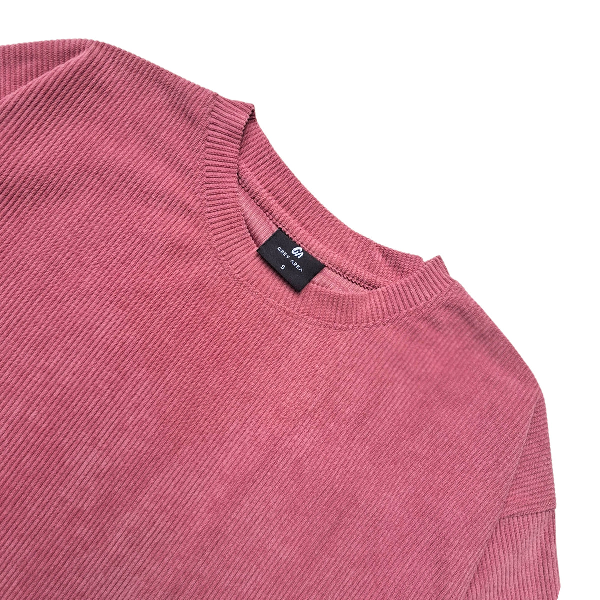 DARK PINK CORDUROY TSHIRT by GREY AREA