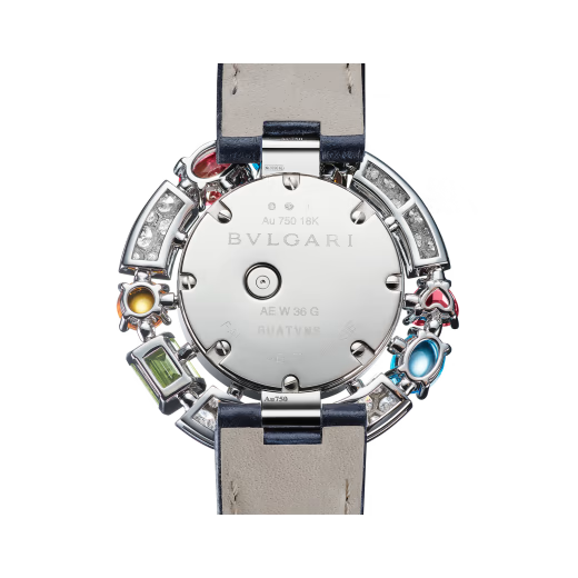 Allegra White Gold Gemset MOP Watch