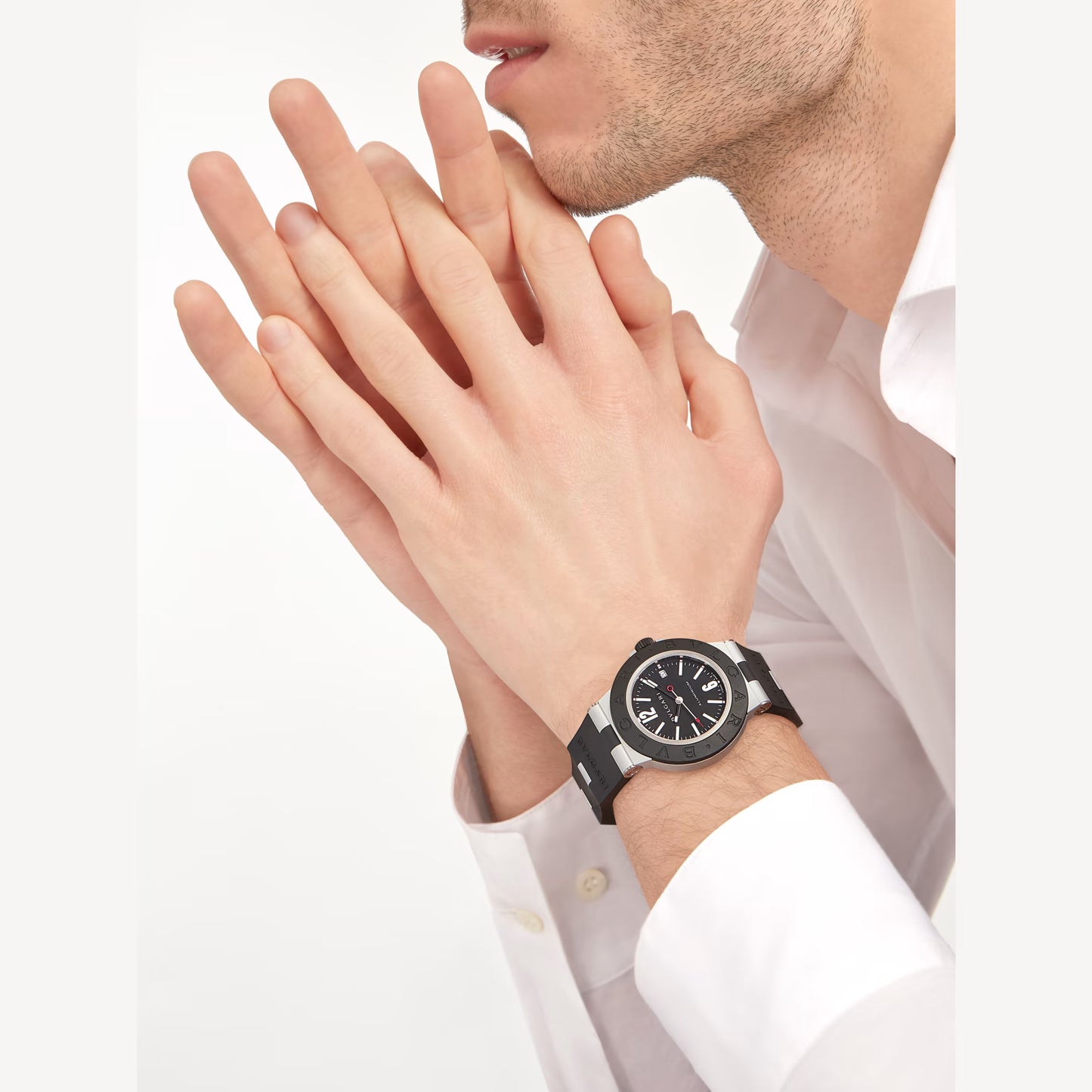 Bvlgari Aluminium Black Automatic Watch