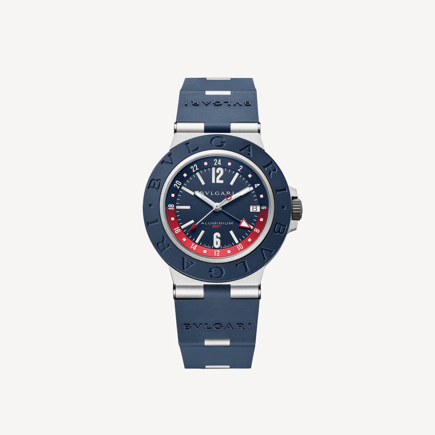 Bvlgari Aluminium Blue GMT Watch