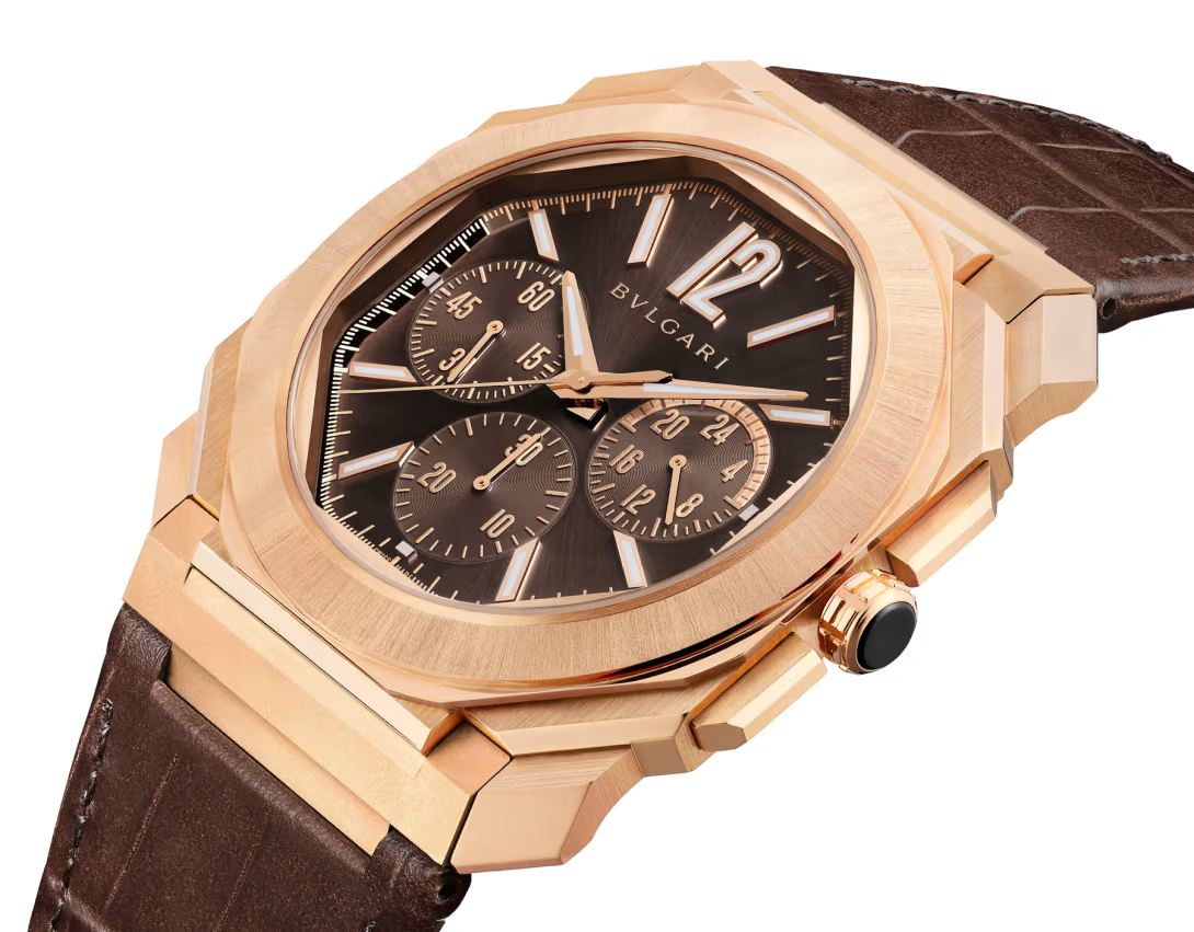 Octo Finissimo Rose Gold Brown Chrono
