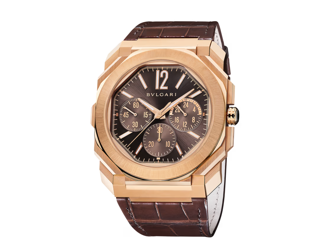 Octo Finissimo Rose Gold Brown Chrono
