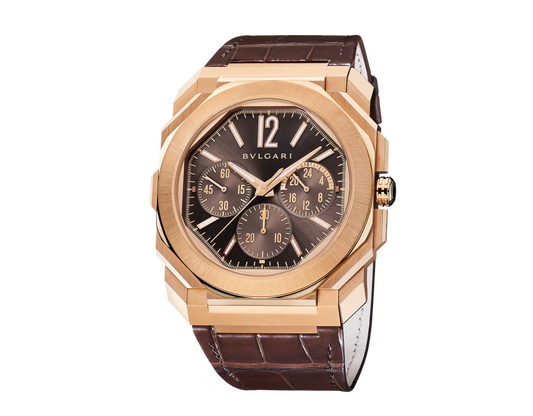 Octo Finissimo Rose Gold Brown Chrono