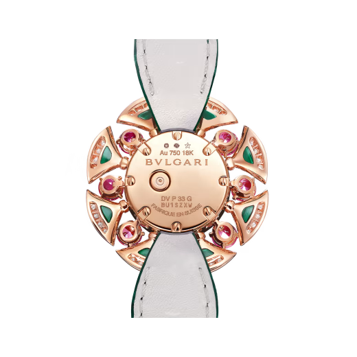 Divas’ Dream High Jewellery Rose Gold Diamond Malachite Watch