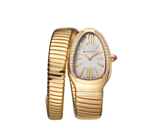 Serpenti Tubogas Yellow Gold Diamond Lady Watch
