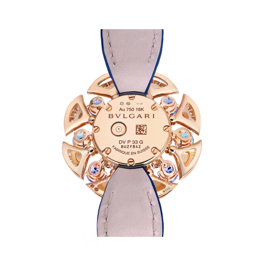 Divas’ Dream Rose Gold Diamond Topaz MOP Watch