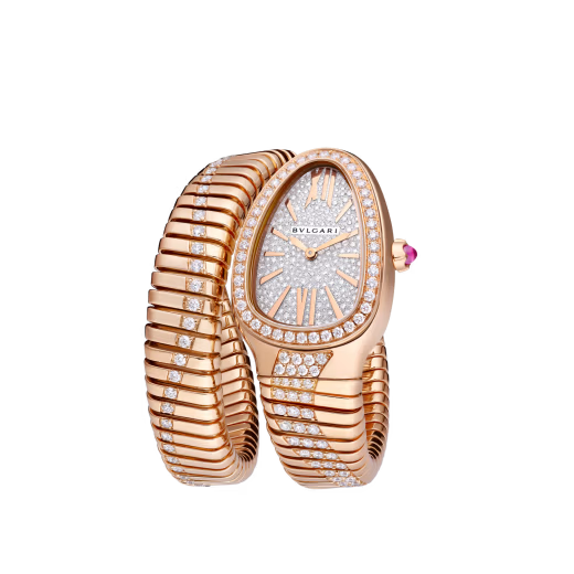 Serpenti Tubogas Infiniti Rose Gold Diamond Watch