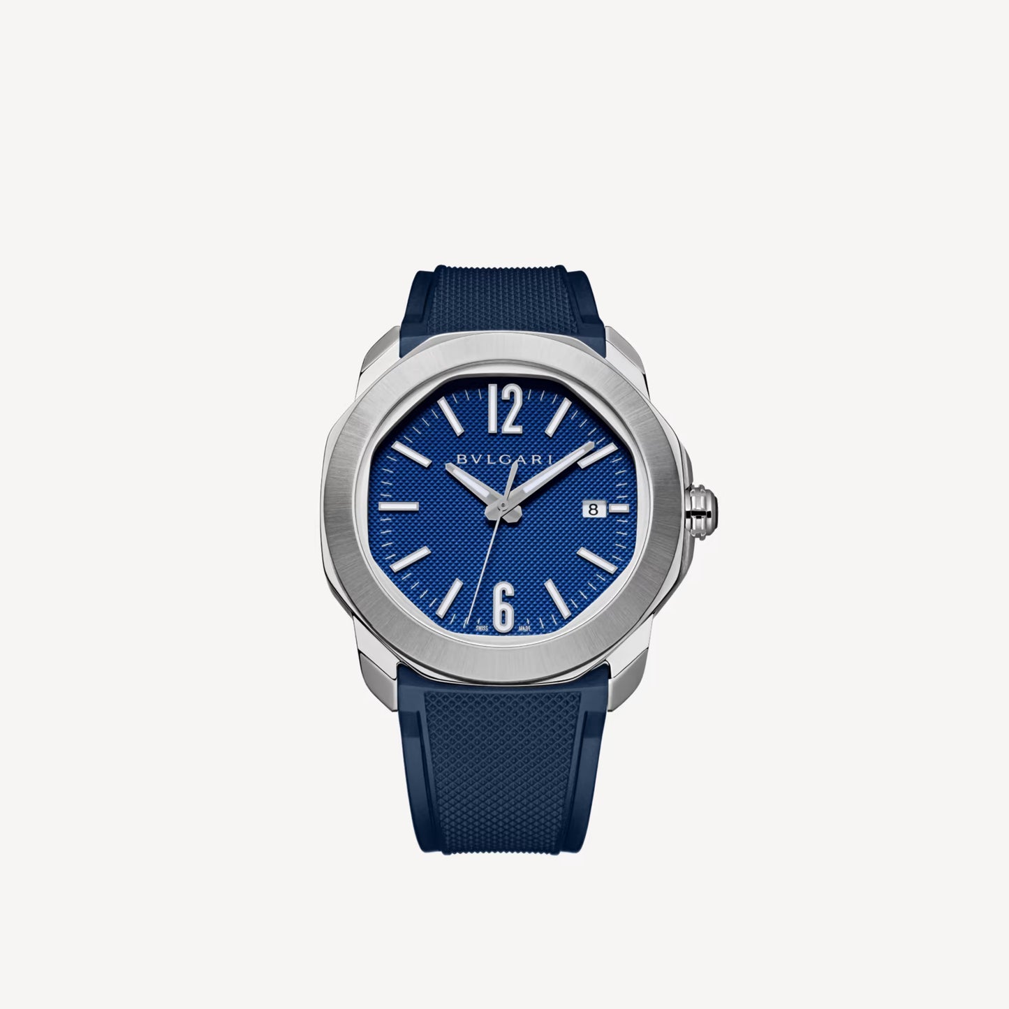 Octo Roma Steel Blue Watch