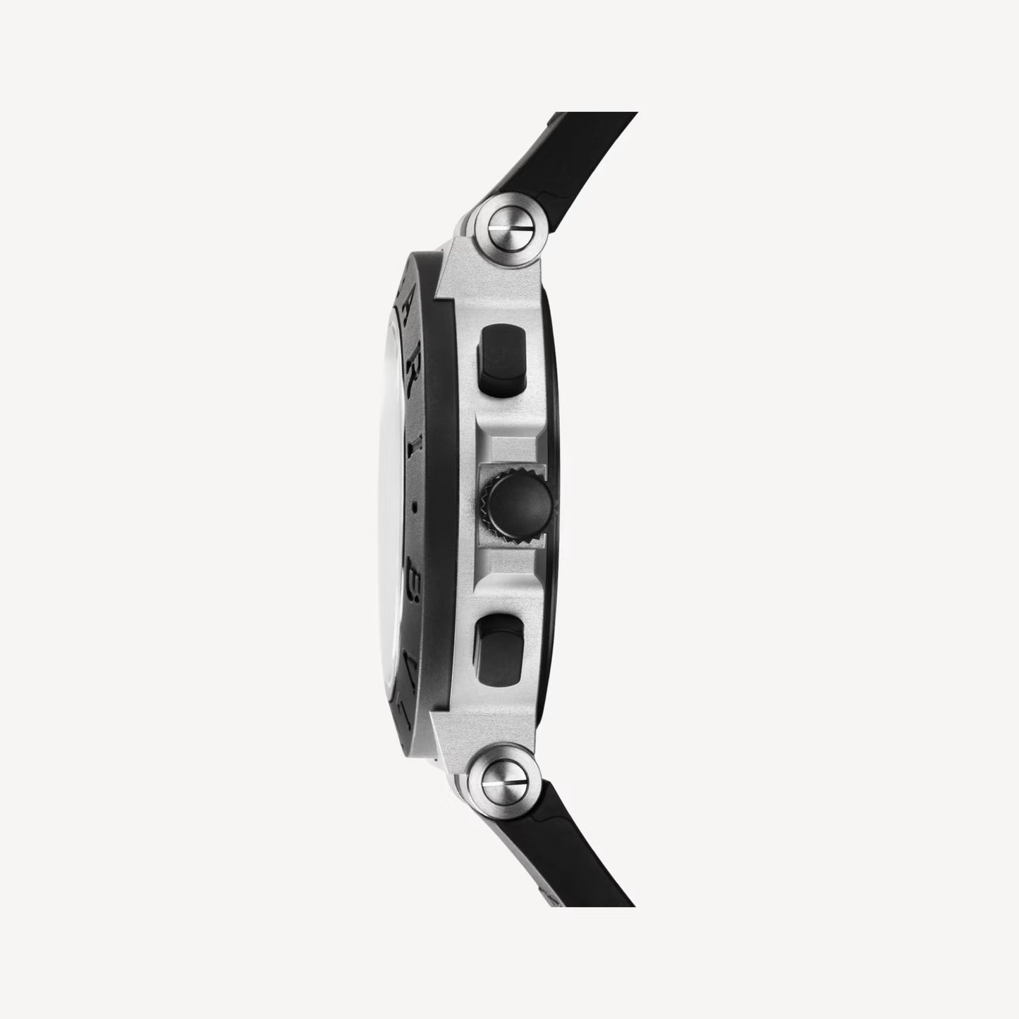 Bvlgari Aluminium Black Chronograph Watch