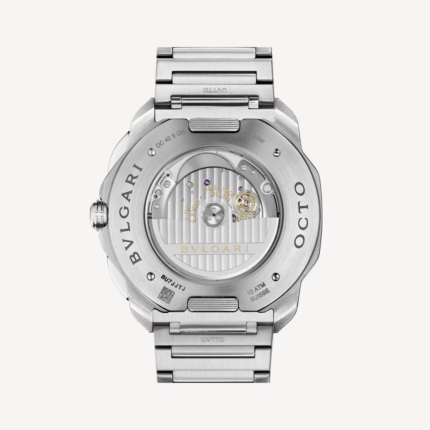 Octo Roma Steel Black Chronograph