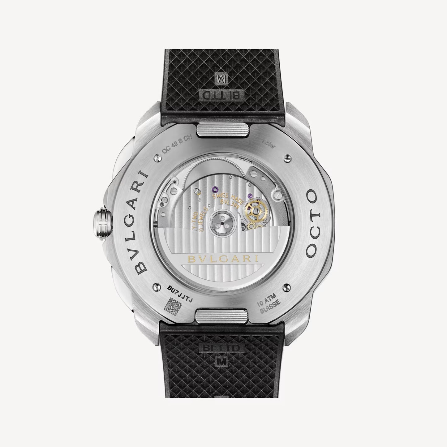 Octo Roma Steel Black Chronograph