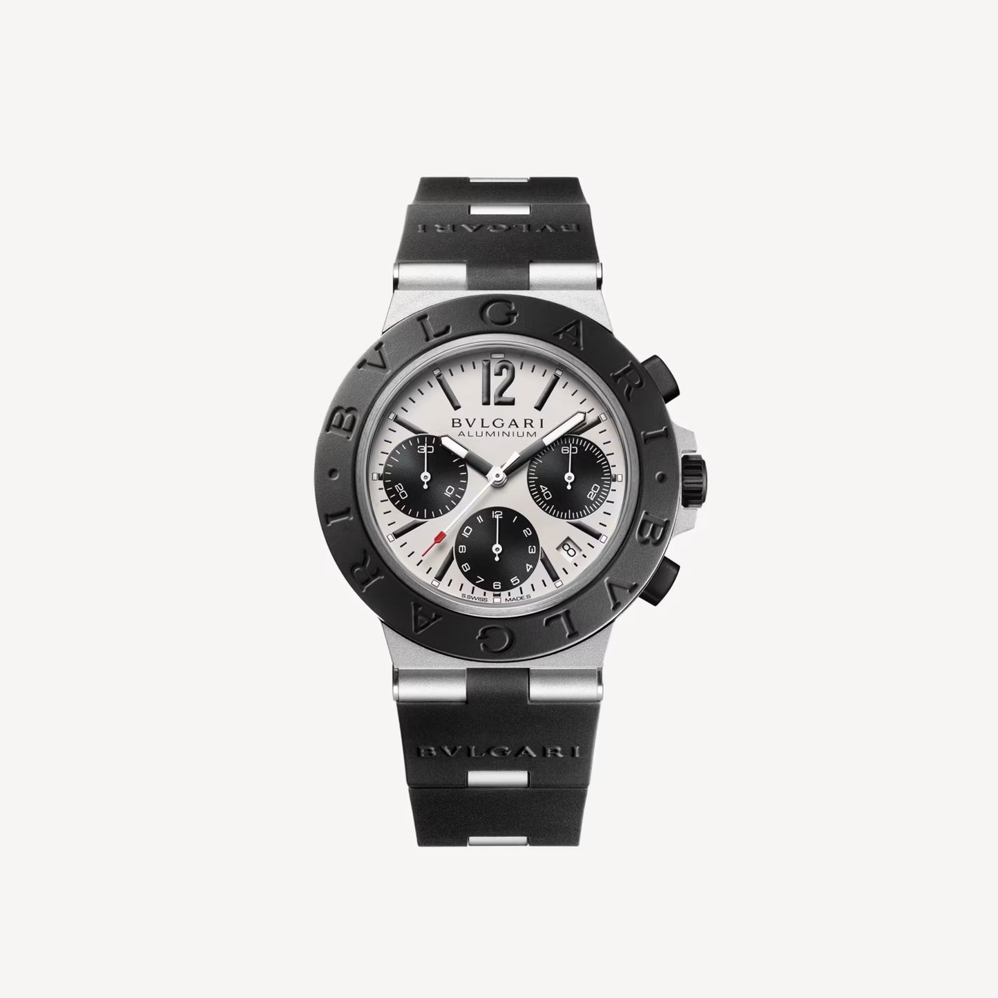 Bvlgari Aluminium Grey Chronograph Watch