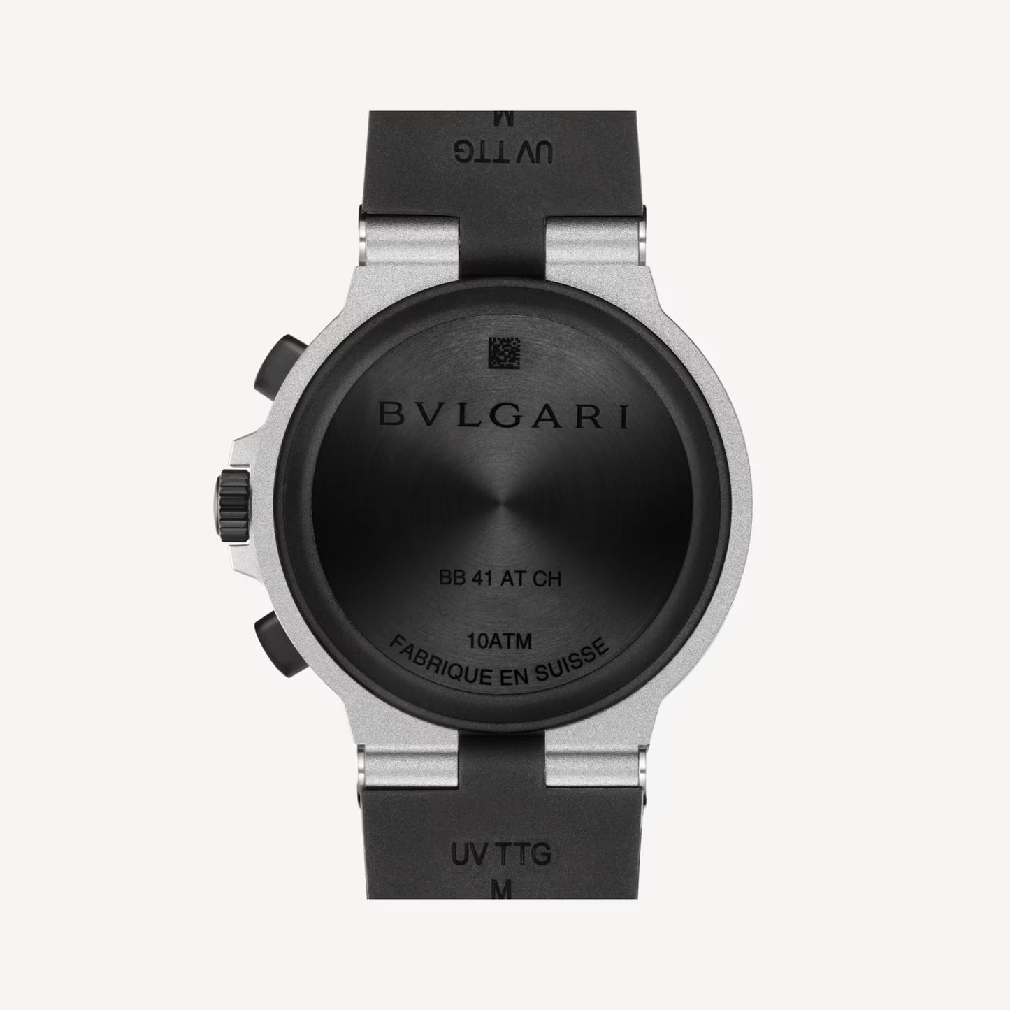 Bvlgari Aluminium Grey Chronograph Watch