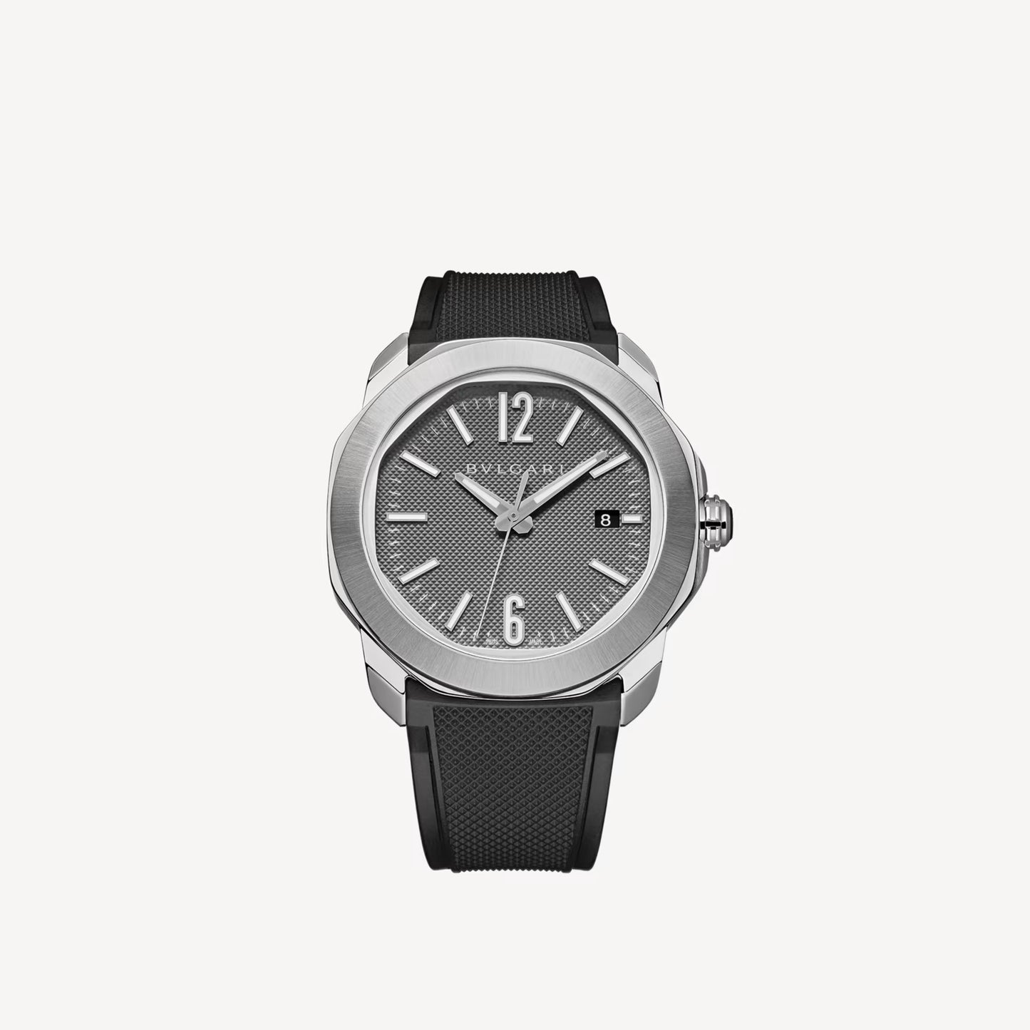 Octo Roma Steel Anthracite Watch