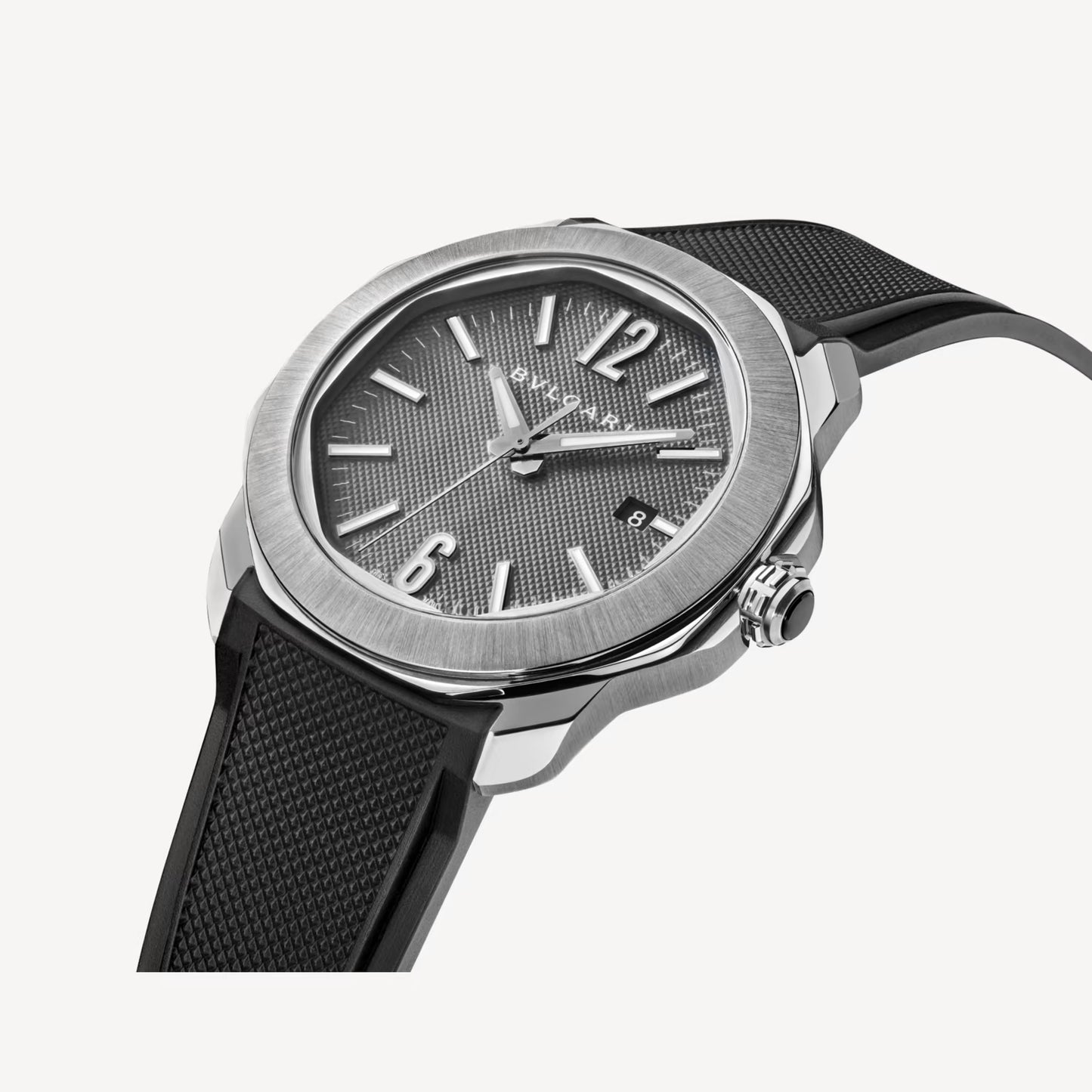 Octo Roma Steel Anthracite Watch