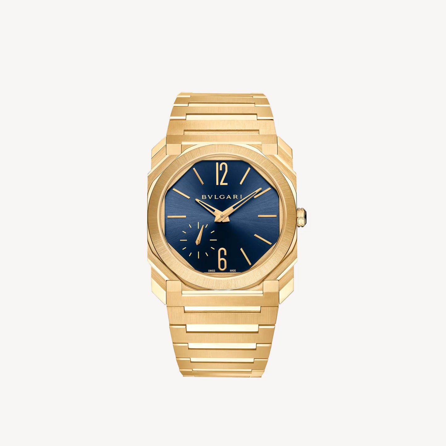 Octo Finissimo Yellow Gold Blue Automatic