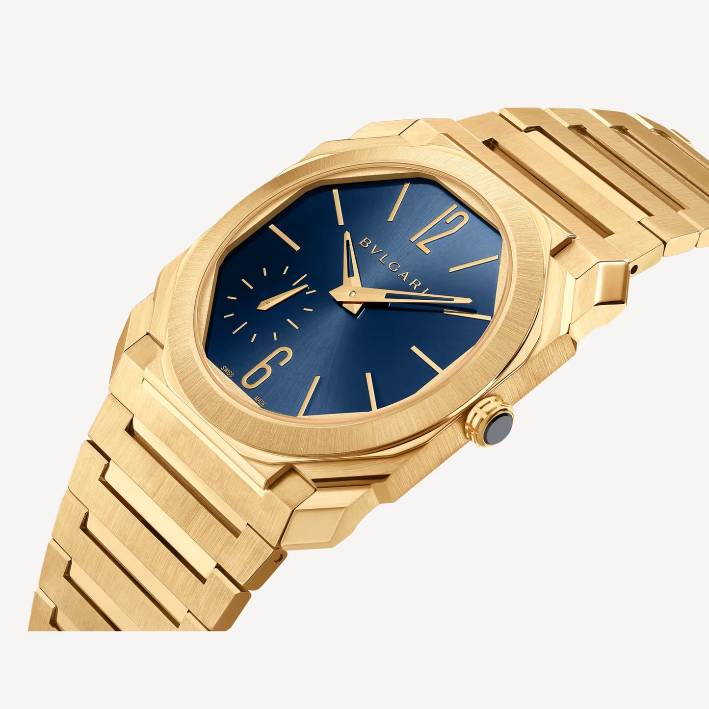 Octo Finissimo Yellow Gold Blue Automatic