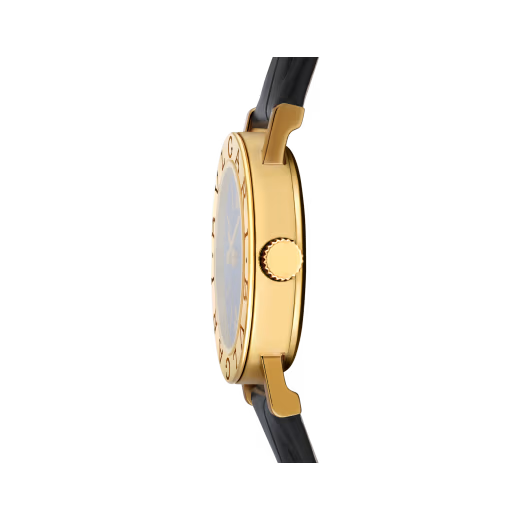 Bvlgari Yellow Gold Black Dial Watch