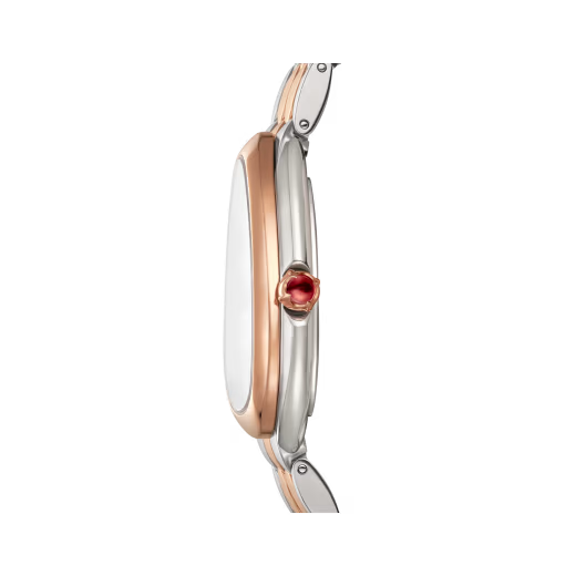Serpenti Seduttori Steel & Rose Gold Opaline Watch