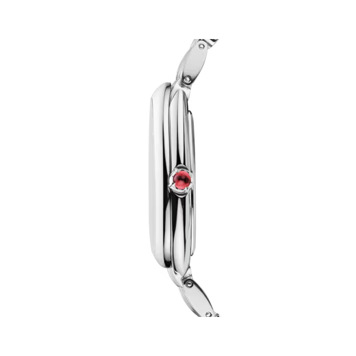 Serpenti Seduttori Black Diamond Steel Watch