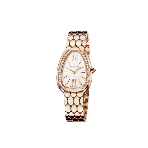 Serpenti Seduttori Rose Gold Diamond Opaline Watch