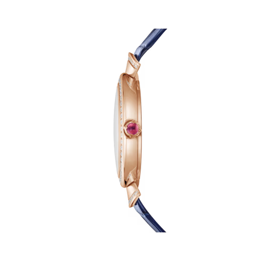 Divas’ Dream Rose Gold Diamond Lapis Lazuli Watch