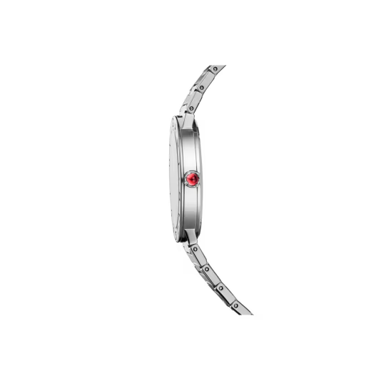 Bvlgari Steel Anthracite Diamond Watch