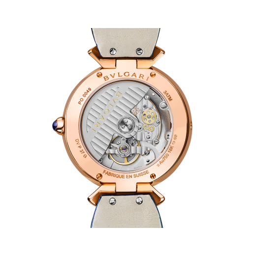 Divas’ Dream Rose Gold Diamond Peacock MOP Watch