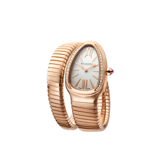 Serpenti Tubogas Rose Gold Diamond Watch