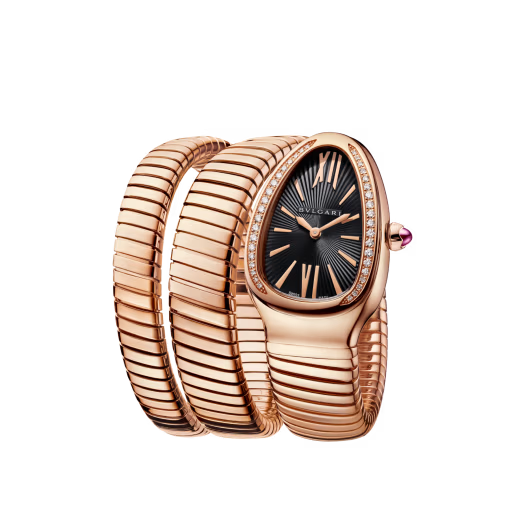 Serpenti Tubogas Rose Gold Diamond Watch